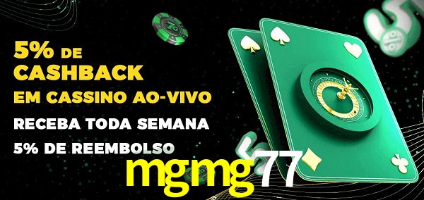 Promoções do cassino ao Vivo mgmg77